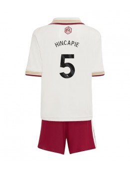 Billige Arsenal Piero Hincapie #5 Tredjedraktsett Barn 2025-26 Kortermet (+ Korte bukser)